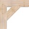 Ekena Millwork Traditional Block Smooth Bracket, Douglas Fir, 5 1/2"W x 24"D x 24"H BKT06X24X24TRA05SDF - alternate 2